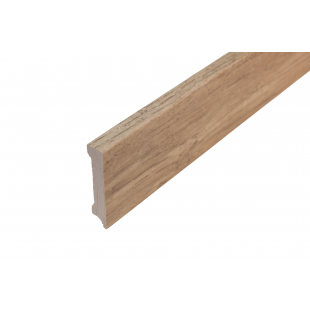 Плинтус деревянный ламинированный КТМ Дуб Сафари16х80х2400